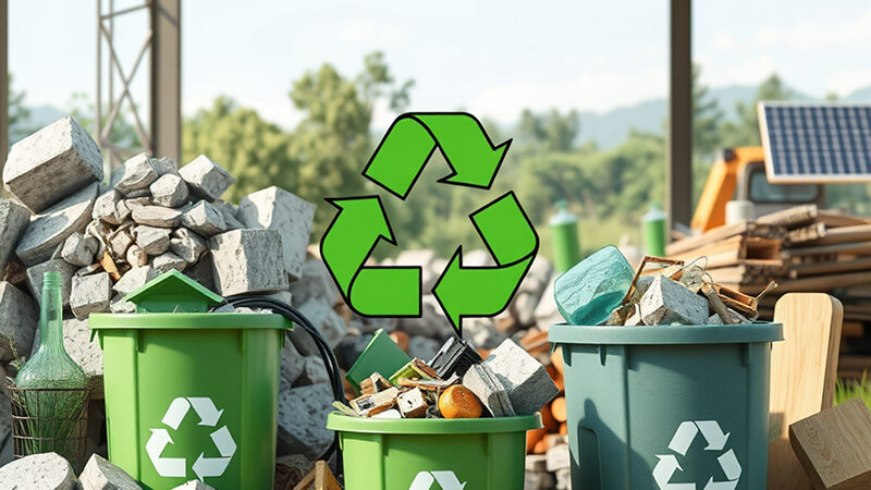 بازیافت مصالح پایدار