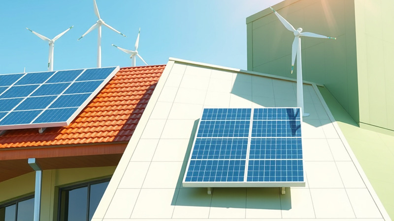 انرژی تجدید پذی در ساختمان سبز