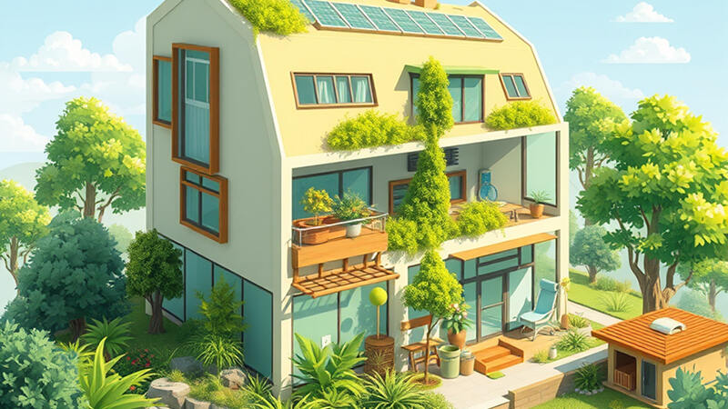 اصول طراحی سبز در ساخت‌وساز