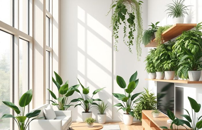 گیاهان تصفیه کننده هوا در ساختمان